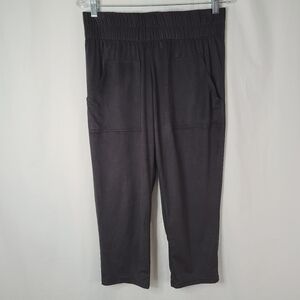 Otis & Maclain Black Cropped Jogger Pants Size Medium